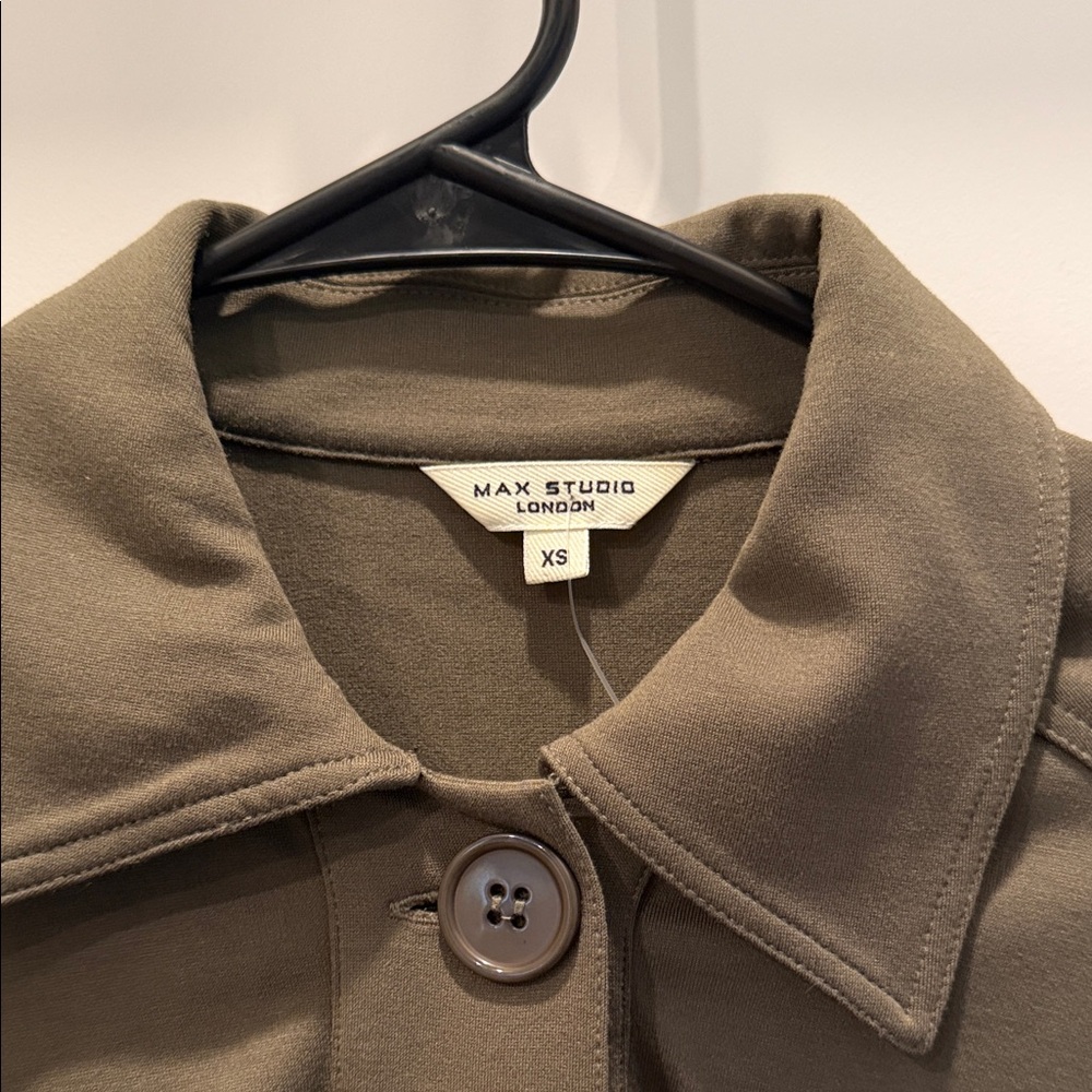 Max Studio Olive Utility Jacket - image 2